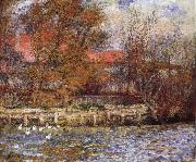 Pierre Renoir The Duck Pond oil painting